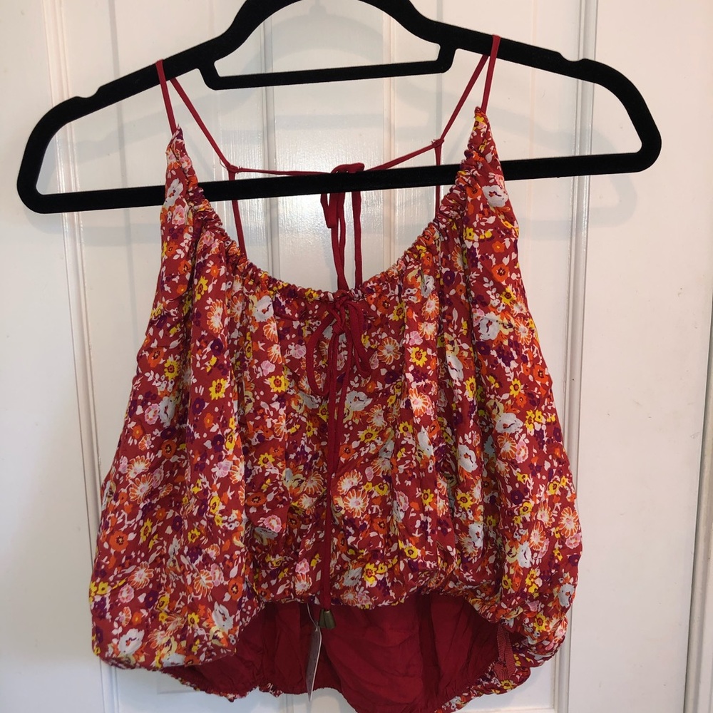NWT FREE PEOPLE floral tank top!